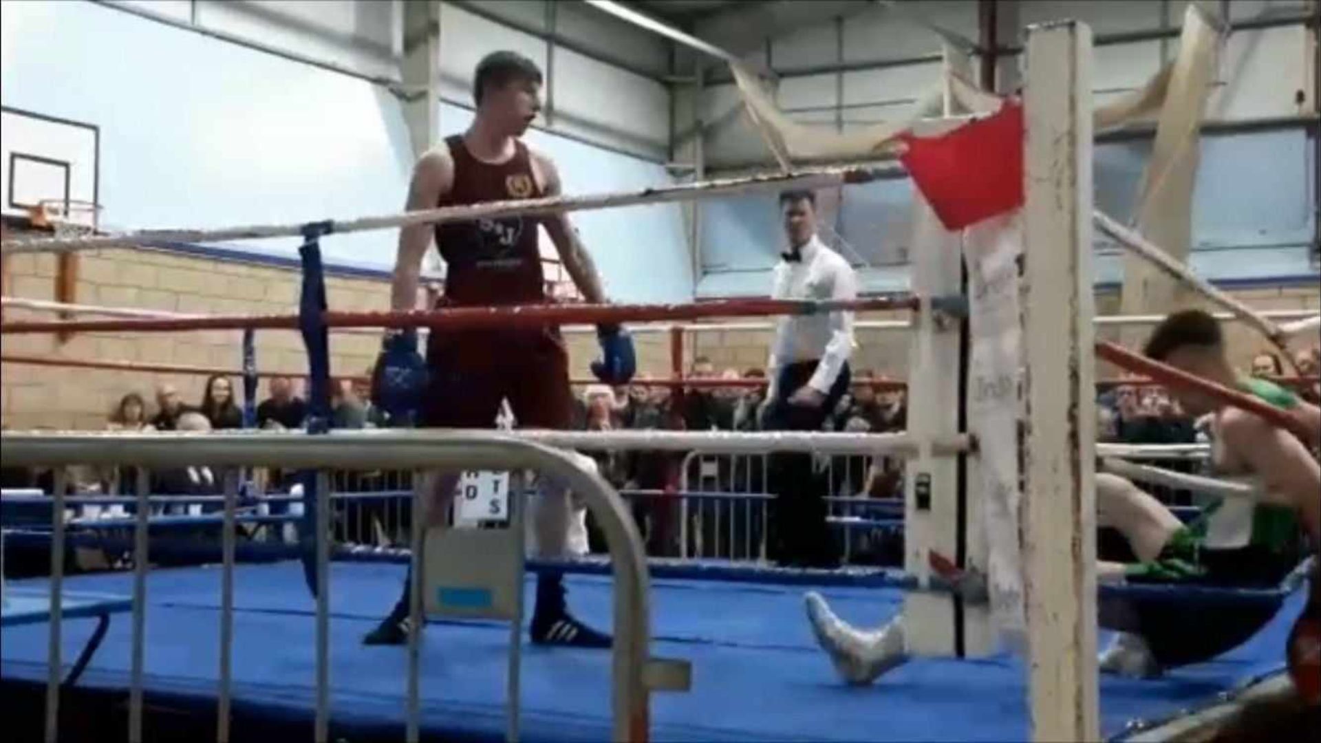 Boxing Coach Basingstoke Liam Greenfield Knockdown